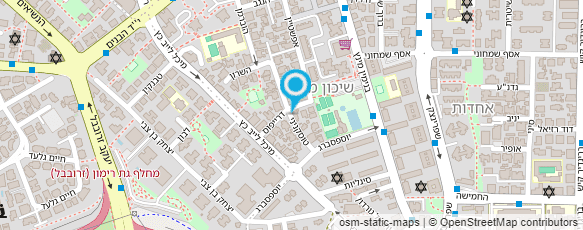 מפת הגעה אל גן נעמי