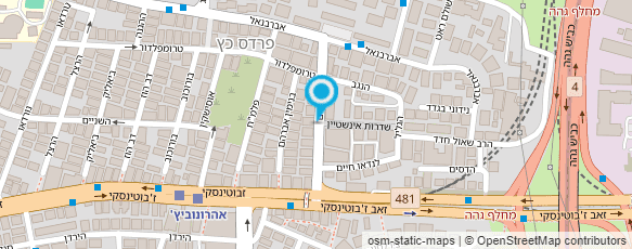 מפת הגעה אל פינת היופי