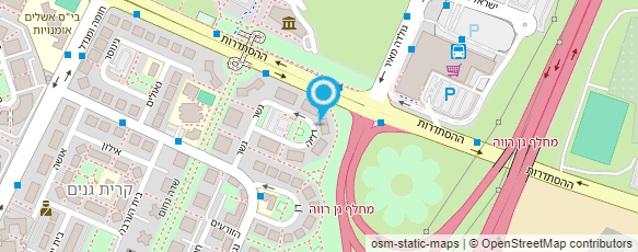 מפת הגעה אל אודי גינון