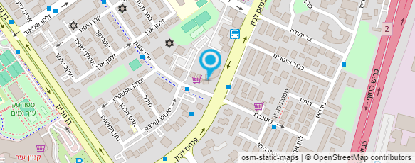 מפת הגעה אל שווארמה נתי