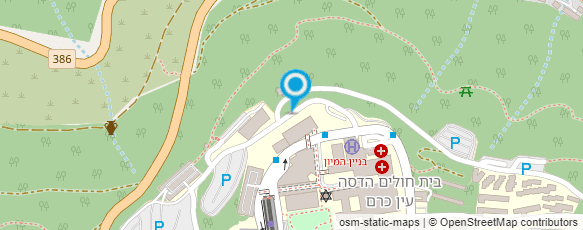 מפת הגעה אל דלית עיצובים (תחום תיקים)