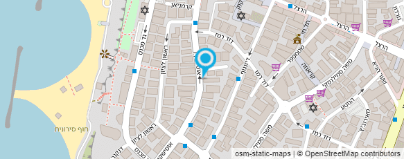 מפת הגעה אל דנה מירון-עיצוב פנים