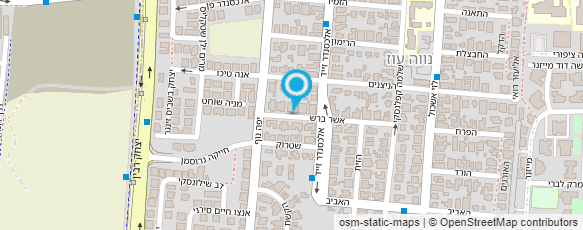 מפת הגעה אל גן הילדים של אורלי