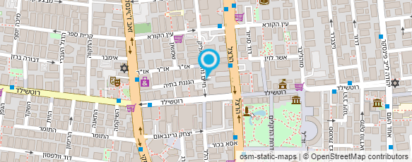 מפת הגעה אל גלית ונטלי עיצובים