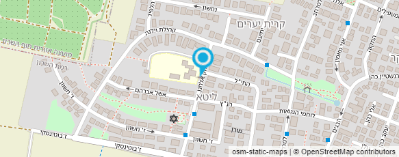 מפת הגעה אל גן חטיבה צעירה