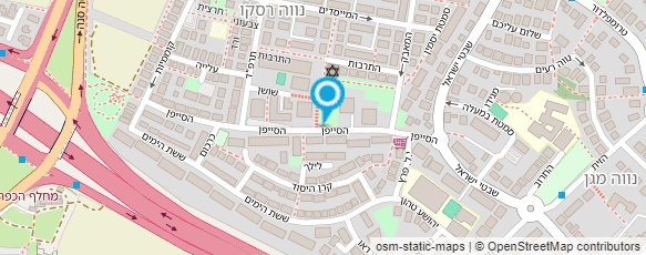 מפת הגעה אל גן איריס