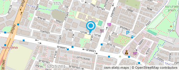 מפת הגעה אל גן שיטה