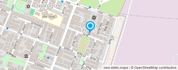 מפת הגעה אל גן אורן