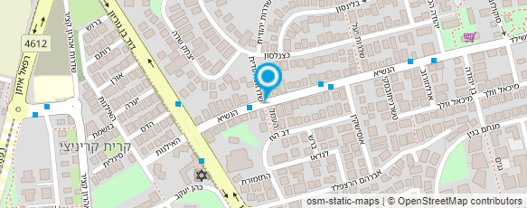 מפת הגעה אל גנון ירוק בטבע