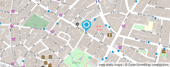 מפת הגעה אל חרוז כזה-בית הספר לתכשיטים וצורפות