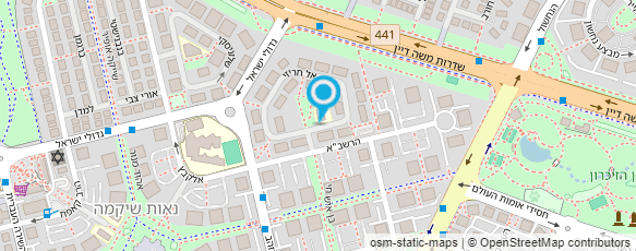 מפת הגעה אל גן דגש חזק מפת הגעה אל גן דגש חזק