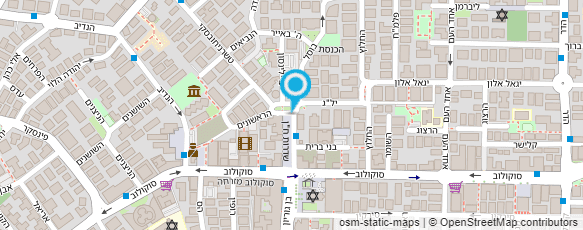 מפת הגעה אל אבניו 55