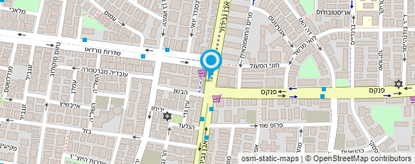 מפת הגעה אל מדריכת כושר פרטית