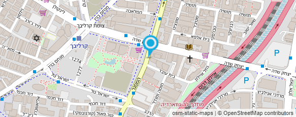 מפת הגעה אל אליהו גפני