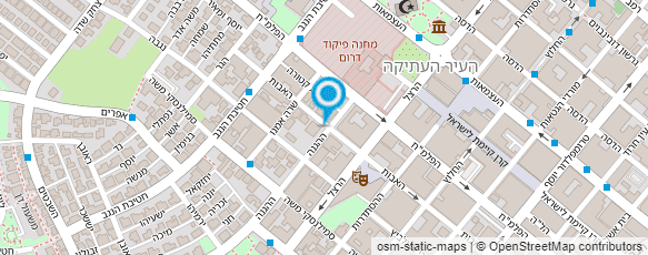 מפת הגעה אל בית האמנים בנגב