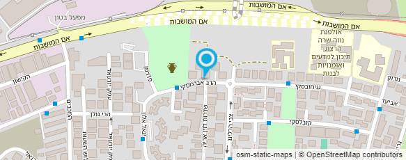 מפת הגעה אל אביבה שטיינמץ