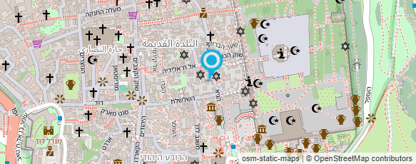 מפת הגעה אל בין הקשתות