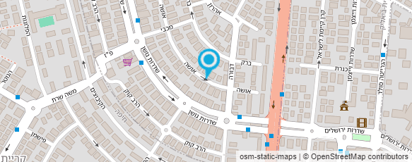 מפת הגעה אל בן הרוש קרן