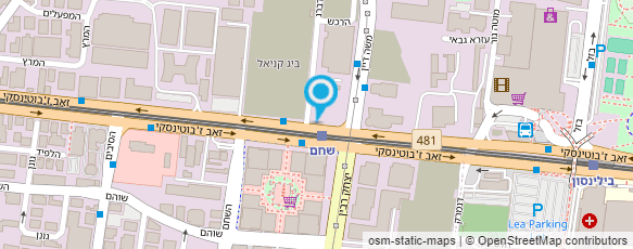 מפת הגעה אל צ'יטה שליחויות בע"מ