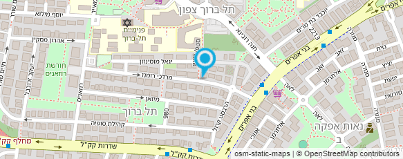 מפת הגעה אל כרמל אבי-יצחק; משרד עו"ד