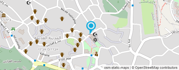 מפת הגעה אל מרכז אירועים-מערת המכפלה