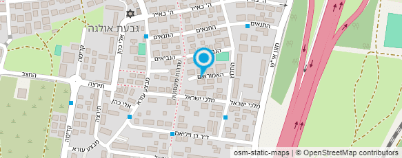 מפת הגעה אל הסטודיו לציור של אילת