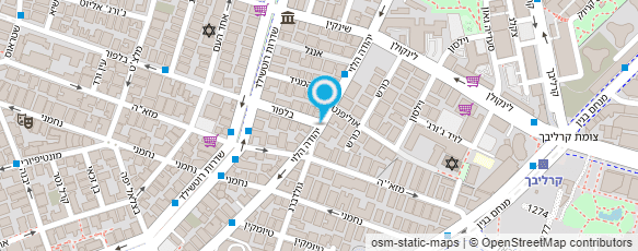 מפת הגעה אל מועצת האופטומטריסטים בישראל