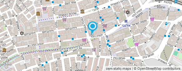 מפת הגעה אל מסעדת התימני