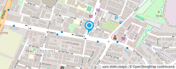 מפת הגעה אל רינה חסיד אופנת נשים