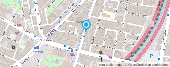 מפת הגעה אל רוזנברג ליאון; משרד עו"ד