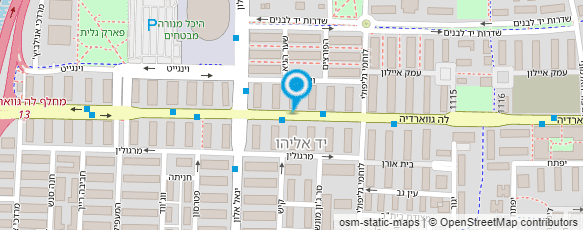 מפת הגעה אל איילת מאפרת מקצועית