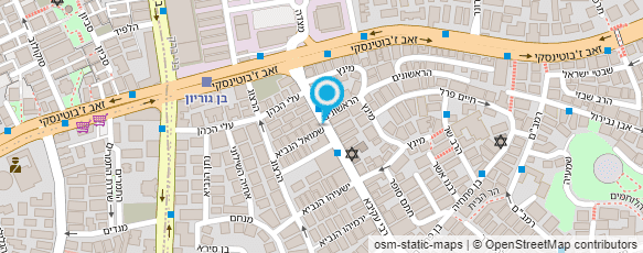 מפת הגעה אל מספרת בכור בוריס