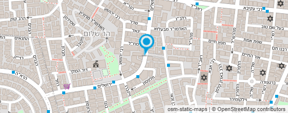 מפת הגעה אל המספרה של איציק