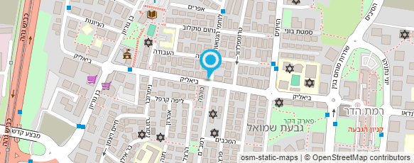 מפת הגעה אל גן דנדוש