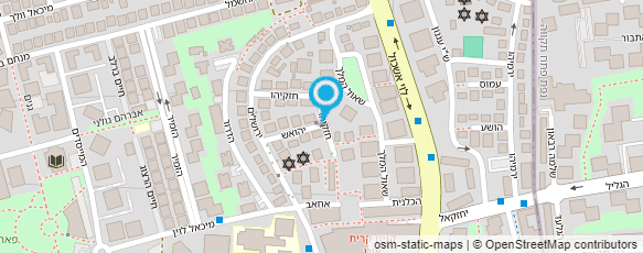 מפת הגעה אל בית חב"ד- קרית אונו