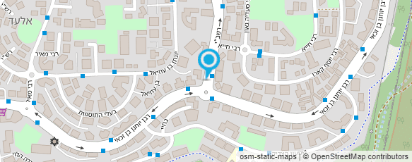 מפת הגעה אל מוסדות חב"ד אלעד