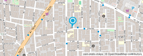 מפת הגעה אל עזרא נאור פיתוח גינות