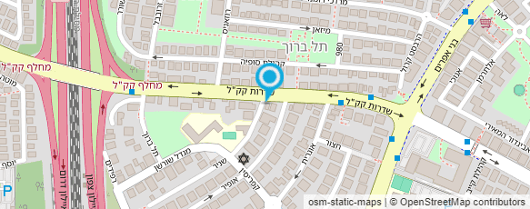 מפת הגעה אל גן מירב