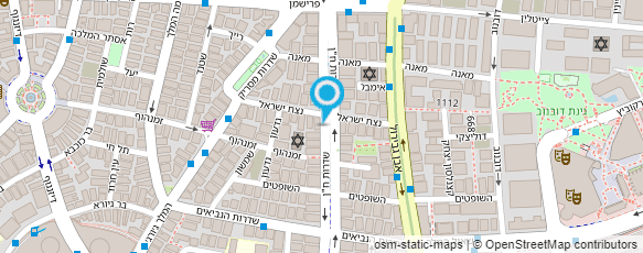 מפת הגעה אל עו"ד בן דב אירית