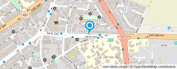 מפת הגעה אל הכובעים של אורה צדוק