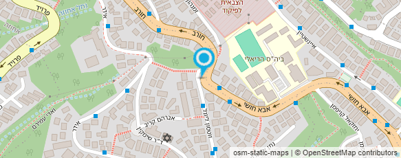 מפת הגעה אל המכון האוניברסיטאי להפרעות בתקשורת