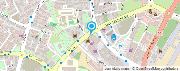 מפת הגעה אל עו"ד חכם יפרח שירלי