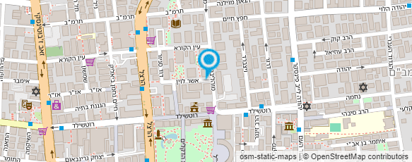 מפת הגעה אל ד"ר לוינזון זאב