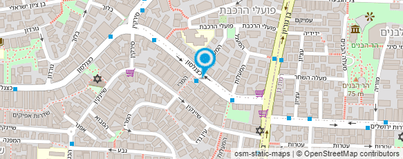 מפת הגעה אל אסף בן יעקב - מאפר