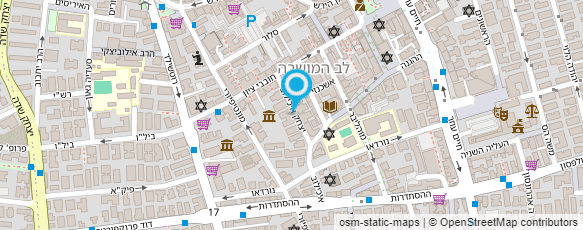 מפת הגעה אל עו"ד יעקב פינקוביץ נוטריון