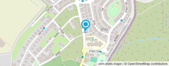 מפת הגעה אל גן ילדודס