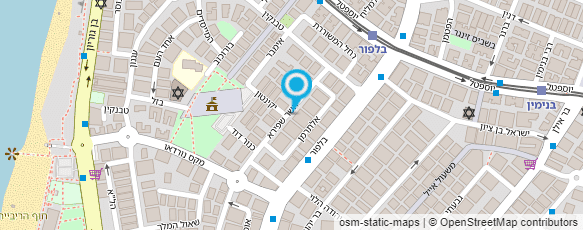 מפת הגעה אל גן חיבוקי - המרכז לגיל הרך