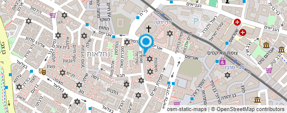 מפת הגעה אל בניין ובמה - שיפוצים ובנייה