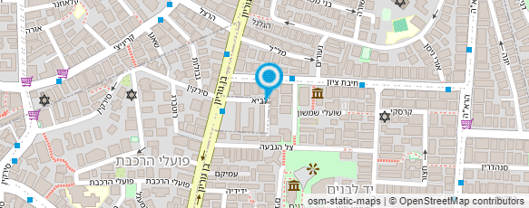 מפת הגעה אל מורה לאקסל