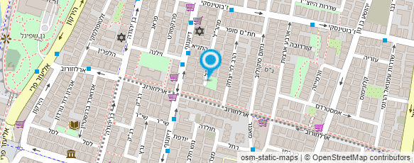 מפת הגעה אל גן ילדים